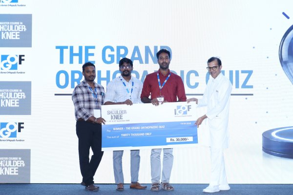 Grand Orthopaedic Quiz Winner