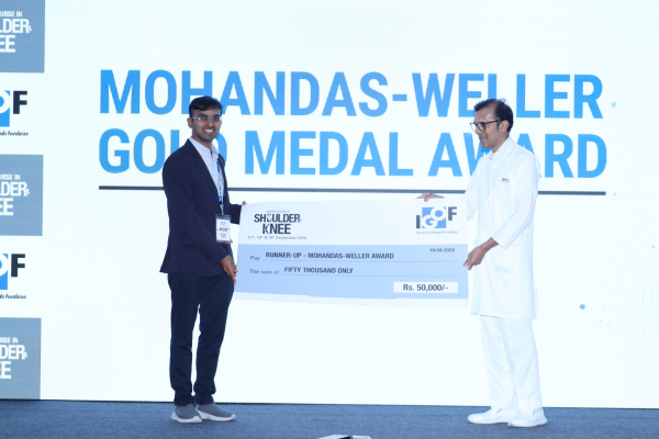 Mohandas-Weller Gold Medal Award Runner-up