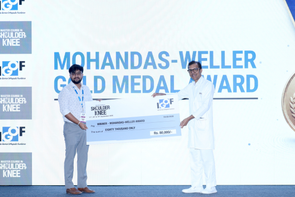 Mohandas-Weller Gold Medal Award Winner